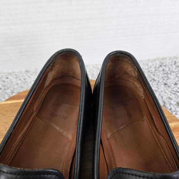 Allen Edmonds Arezzo Italian Black Leather Casual Horse Bit Loafer Mens 11 D - Picture 12 of 14
